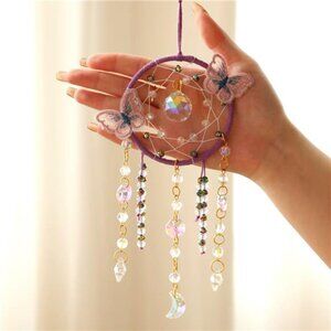 Purple Butterfly Small Dream Catchers with